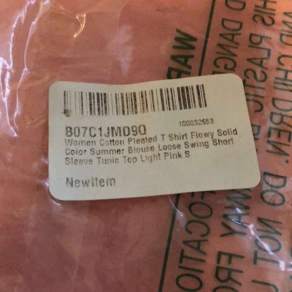 NIB Womens Pleated Peplum Short Sleeve Shirt - Picture 6 of 6